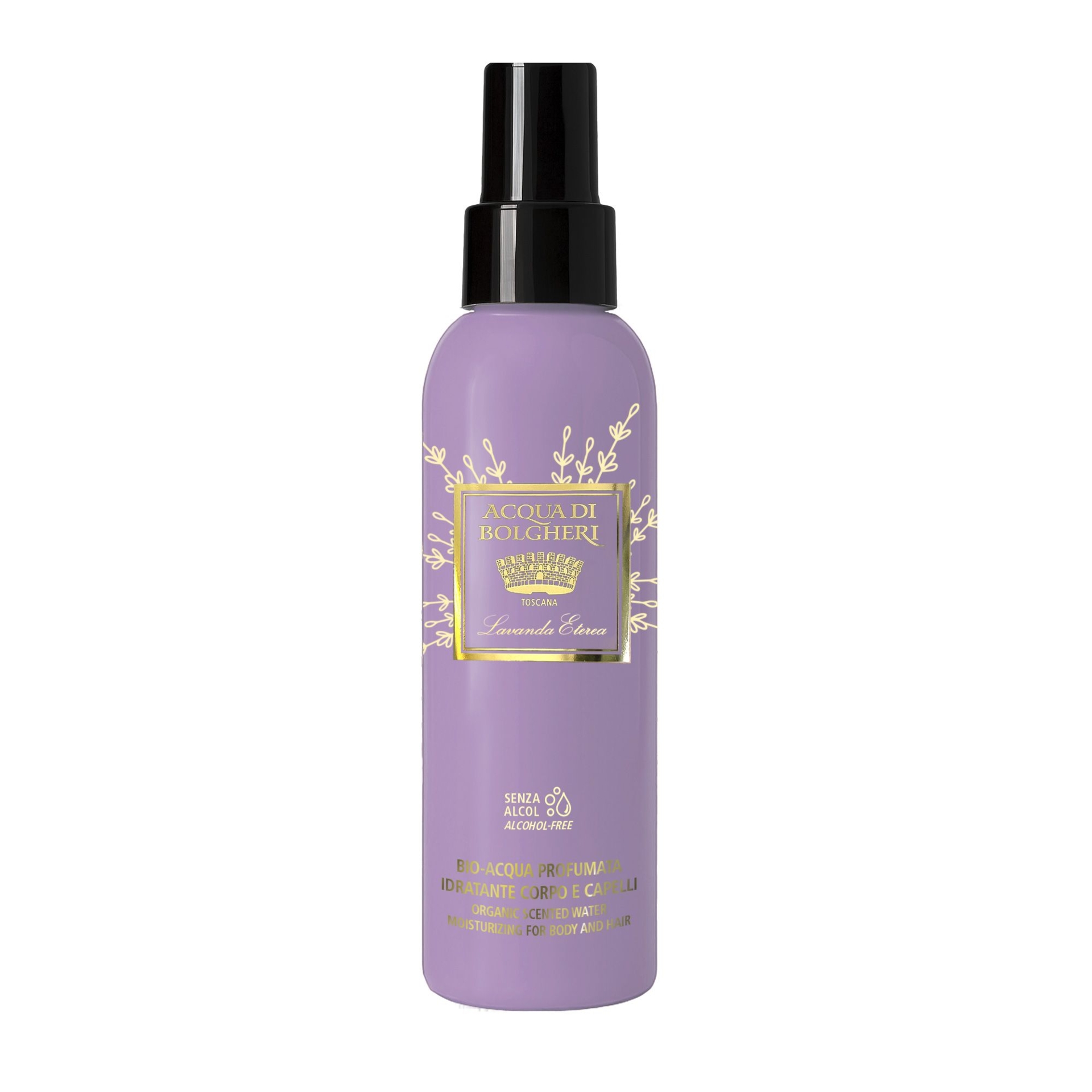 BIO-ACQUA PROFUMATA IDRATANTE PER CORPO E CAPELLI LAVANDA 150 ML