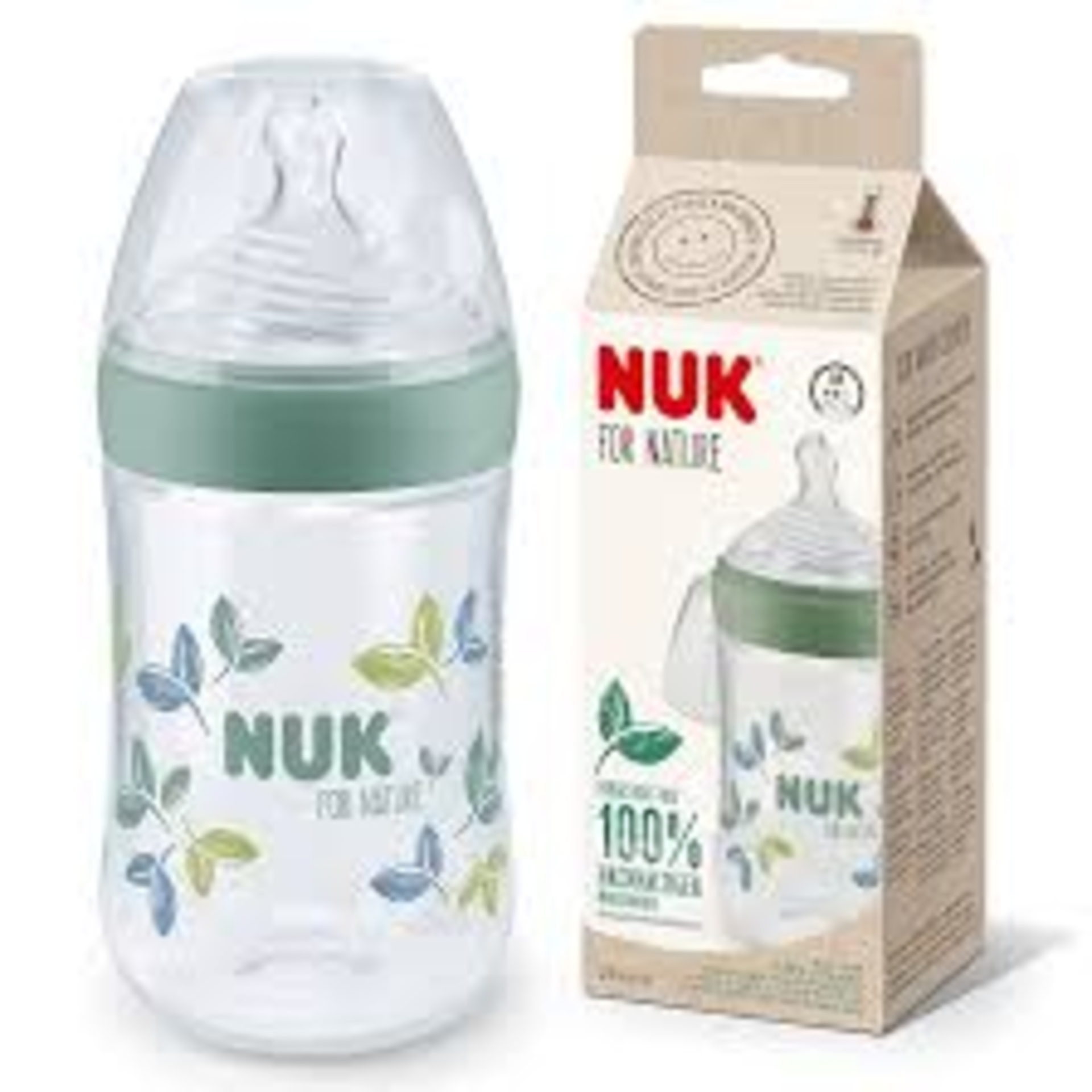 NUK BIBERON NUK 260ML SIL 0-6M