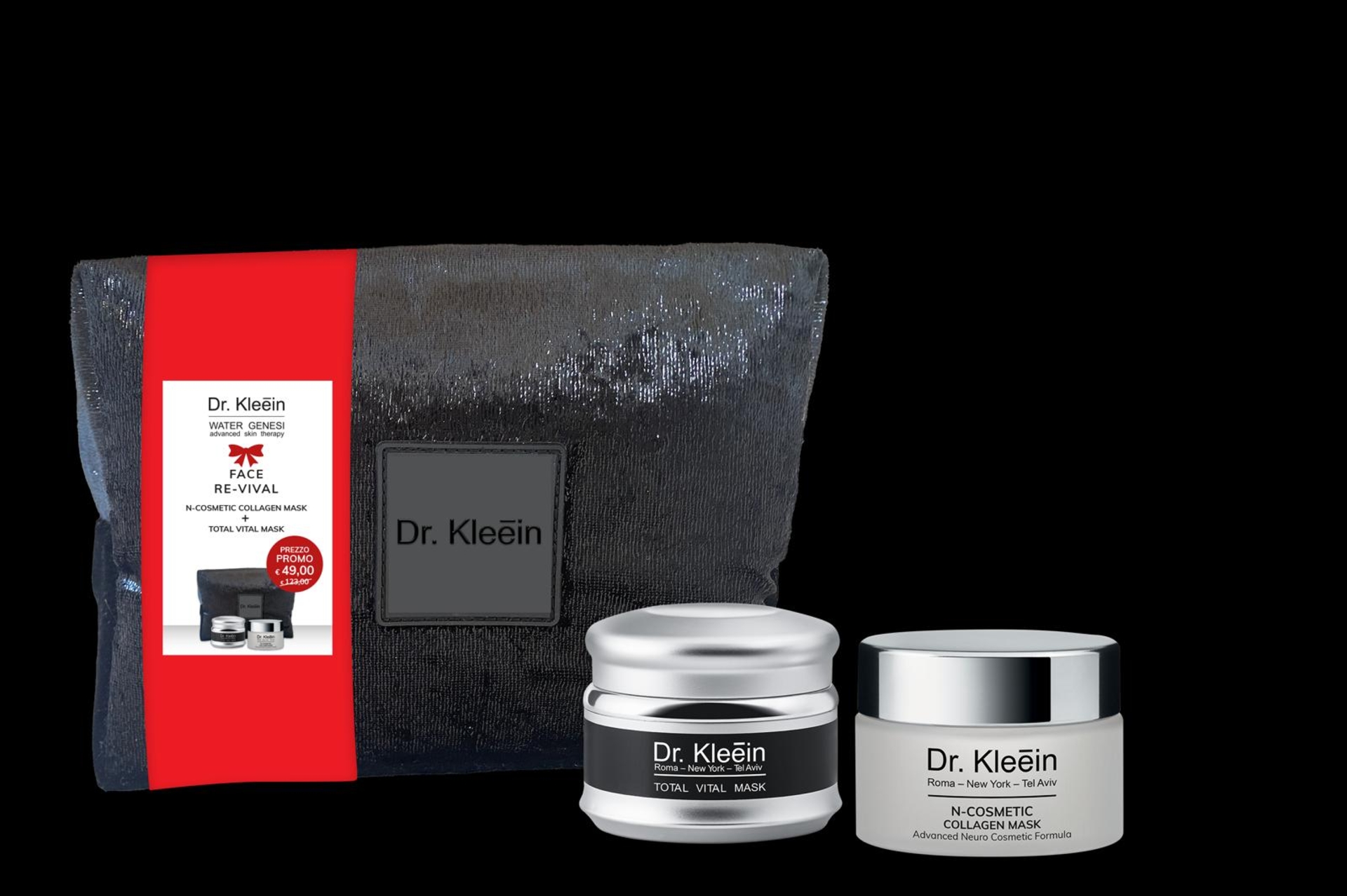 DR KLEEIN FACE RE-VIVAL COLLAGEN MASK+TOTAL VITAL MASK