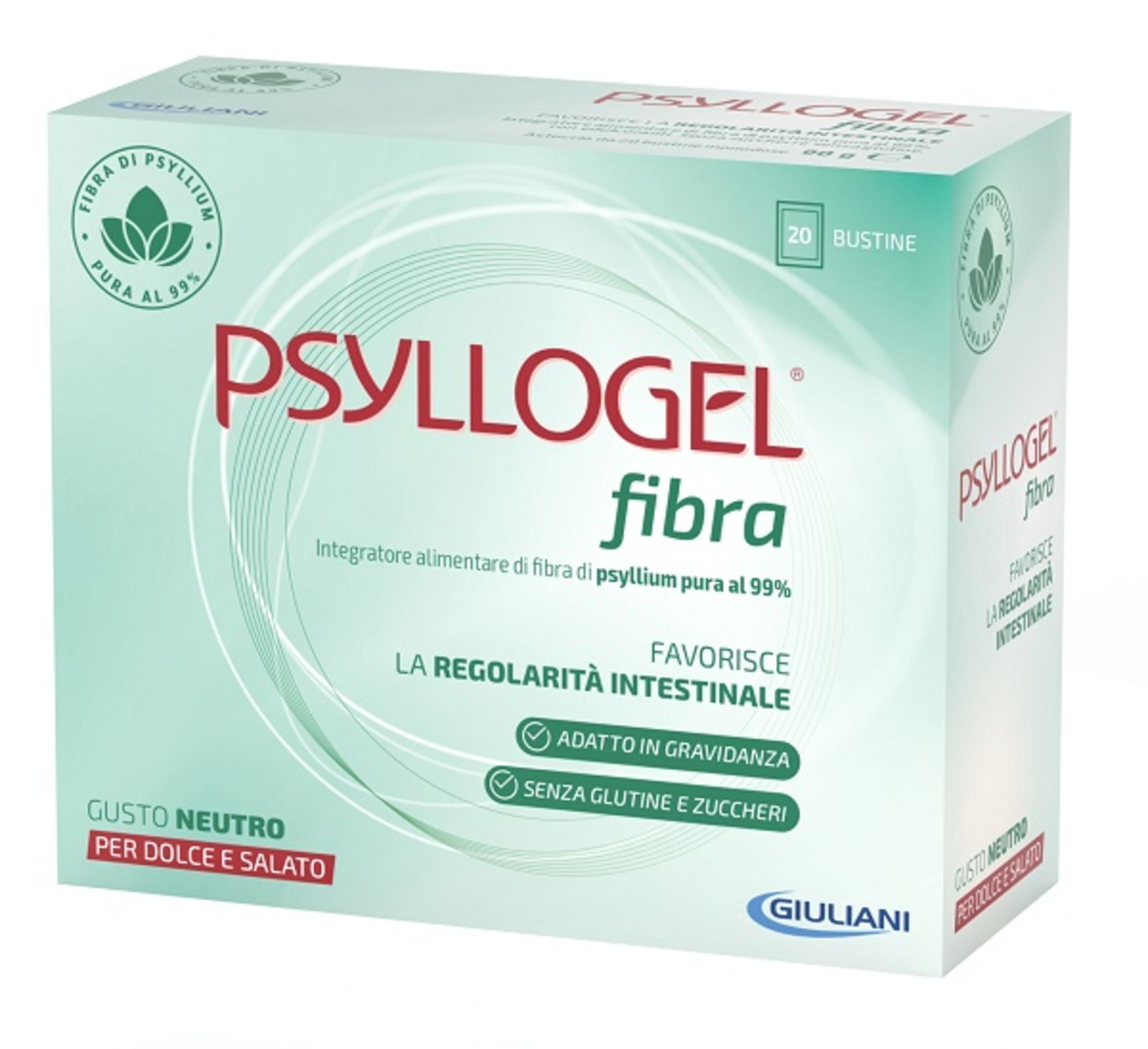 PSYLLOGEL FIBRA NEUTRO 20BUST