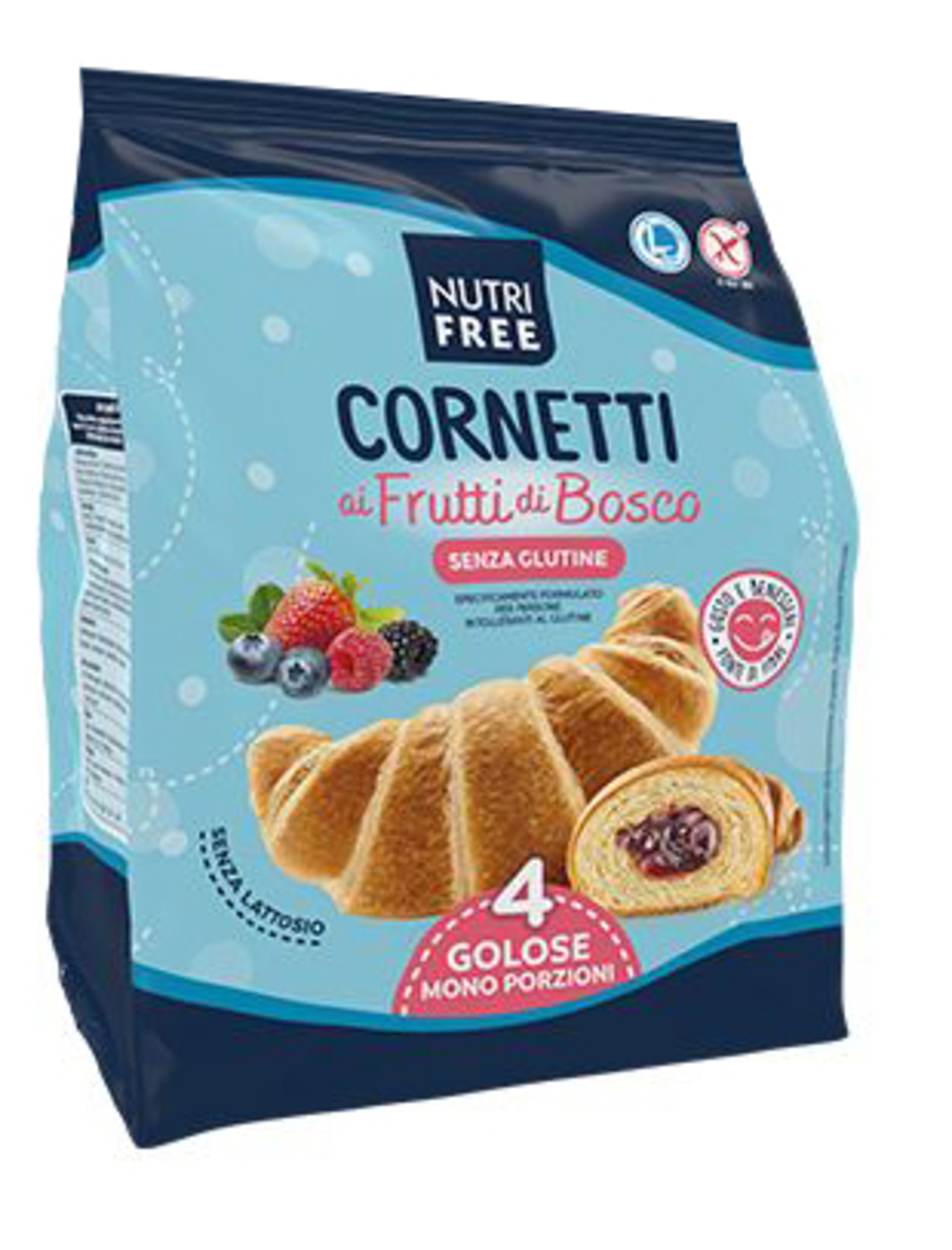 NUTRIFREE CORNETTI FRUT BOS4PZ