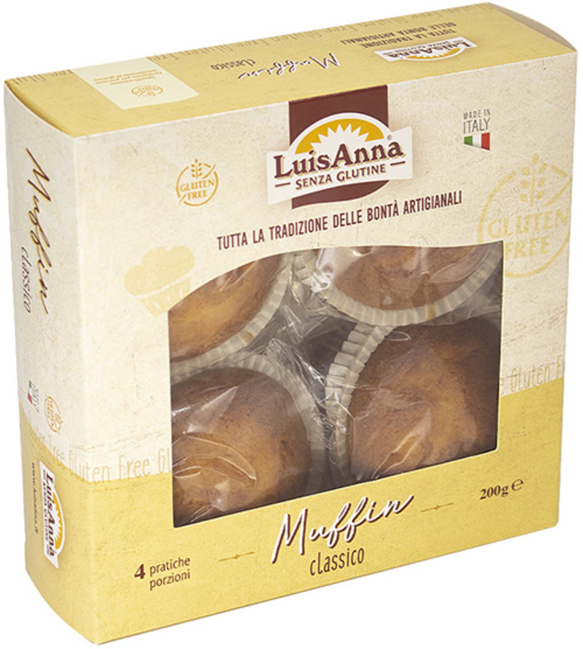 MUFFIN SEMPLICE 4X50G