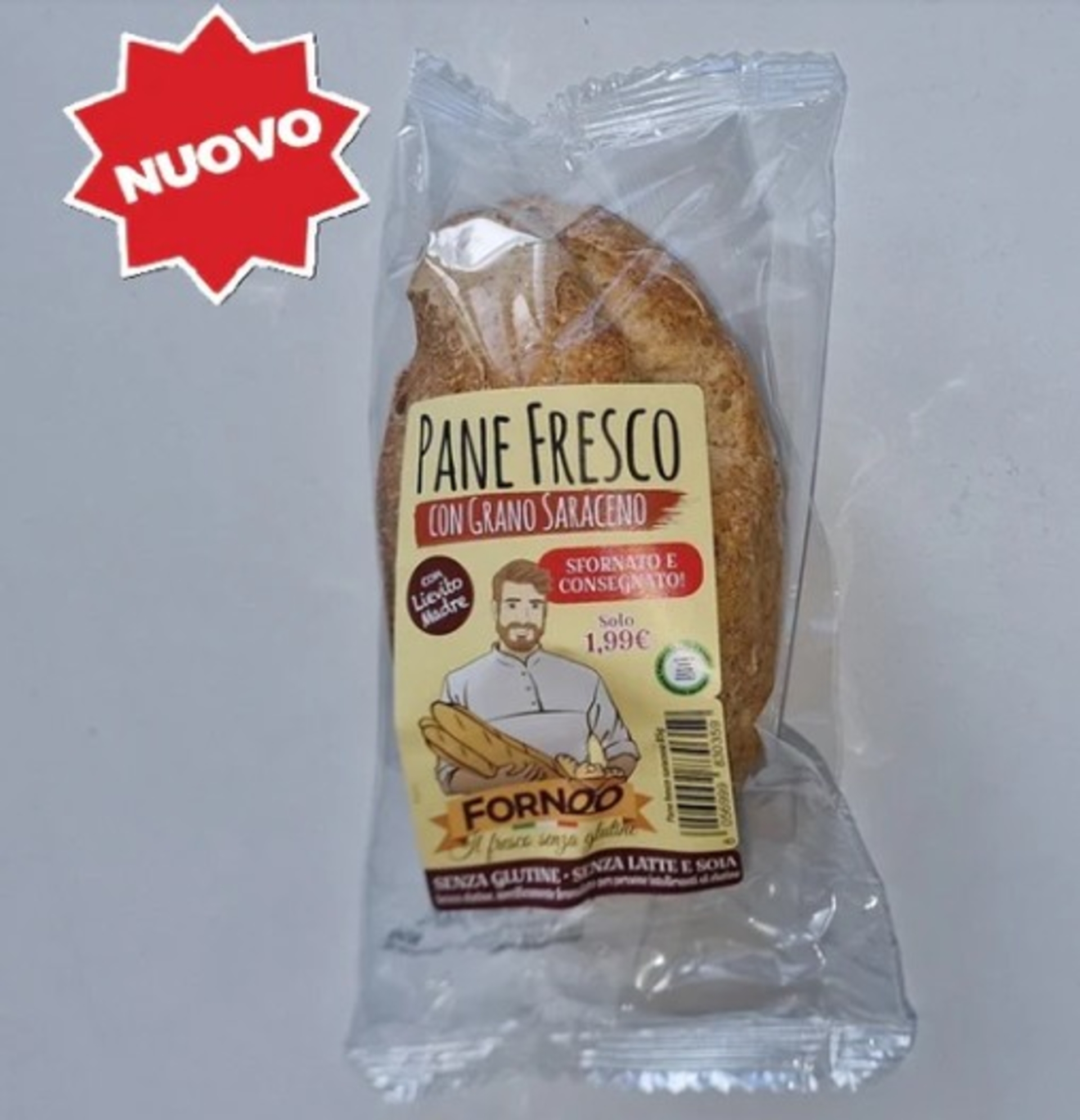 PANE FRESCO GRANO SARACENO 85G